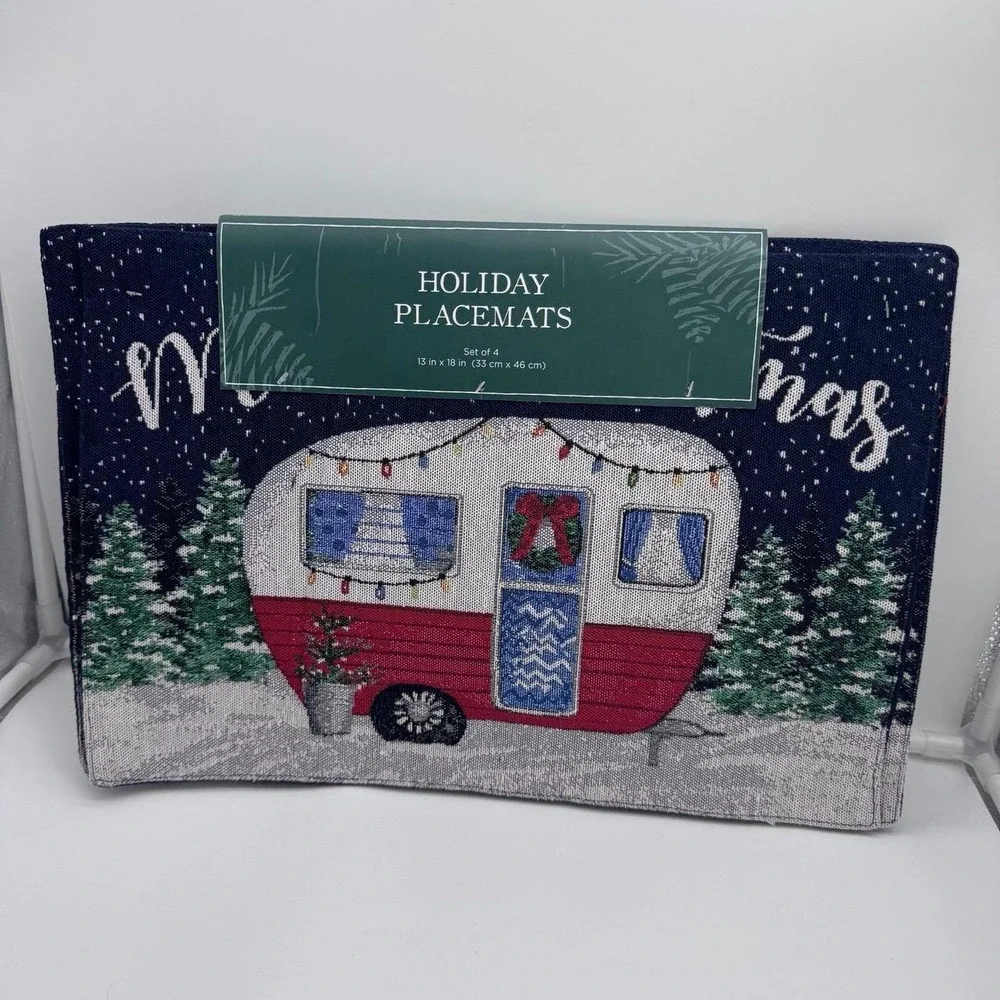 Windham Home | Christmas Camper Placemats Set